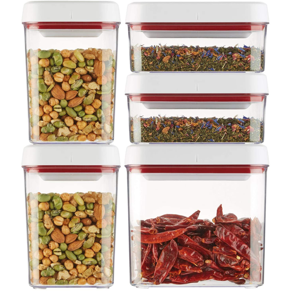 Twist and Seal 5 Piece Dry Storage Set