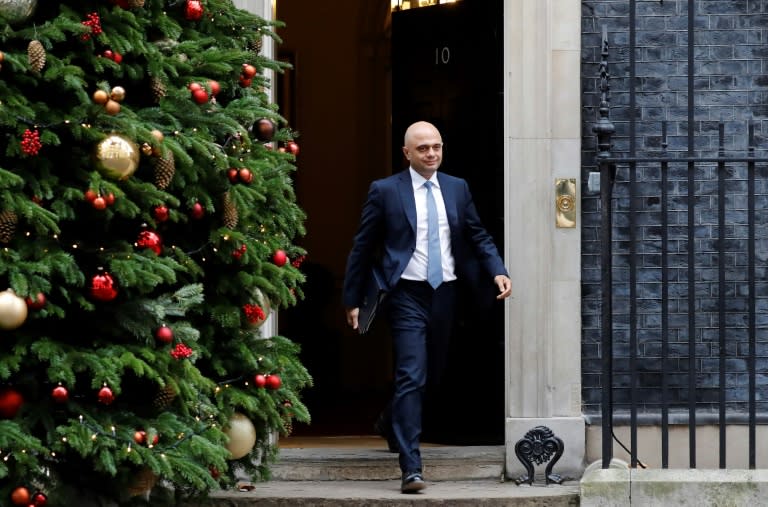 Britain's Home Secretary Sajid Javid says visas will be introduced for EU nationals arriving after Britain leaves the bloc