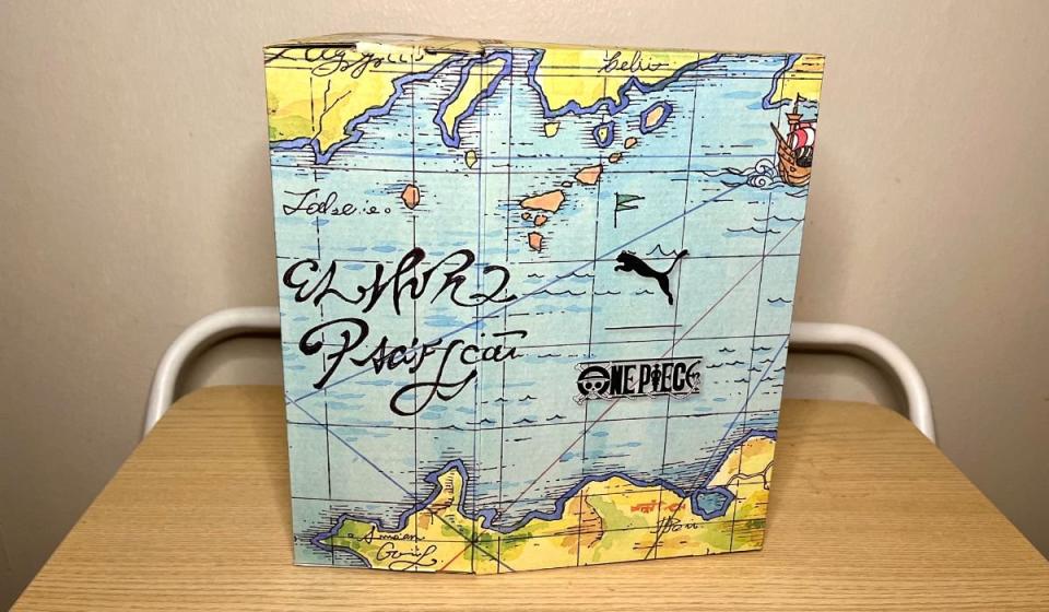 One Piece Puma Collaboration Shank Shoe Box is a Map (1)