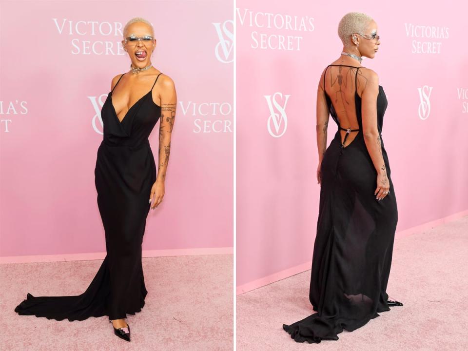 Doja Cat attends the Victoria's Secret red carpet on September 6, 2023.