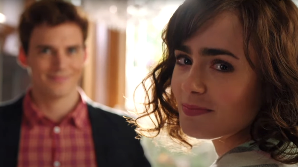 sam claflin and lily collins in love, rosie