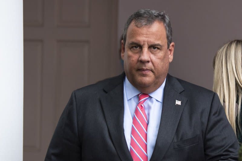 As governor of New Jersey in 2016, Chris Christie signed a bill that banned state pensions from being invested in companies that boycott Israel. File Photo by Kevin Dietsch/UPI