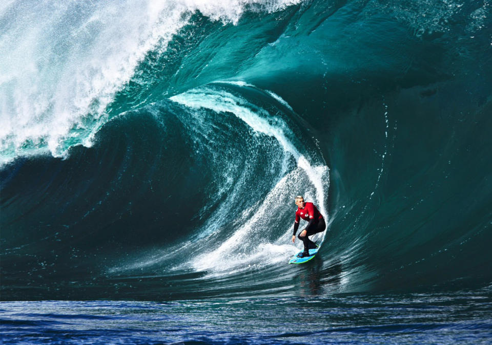 Ned Hart in the Big Wave Challenge<p>Cody Bates / Big Wave Challenge</p>