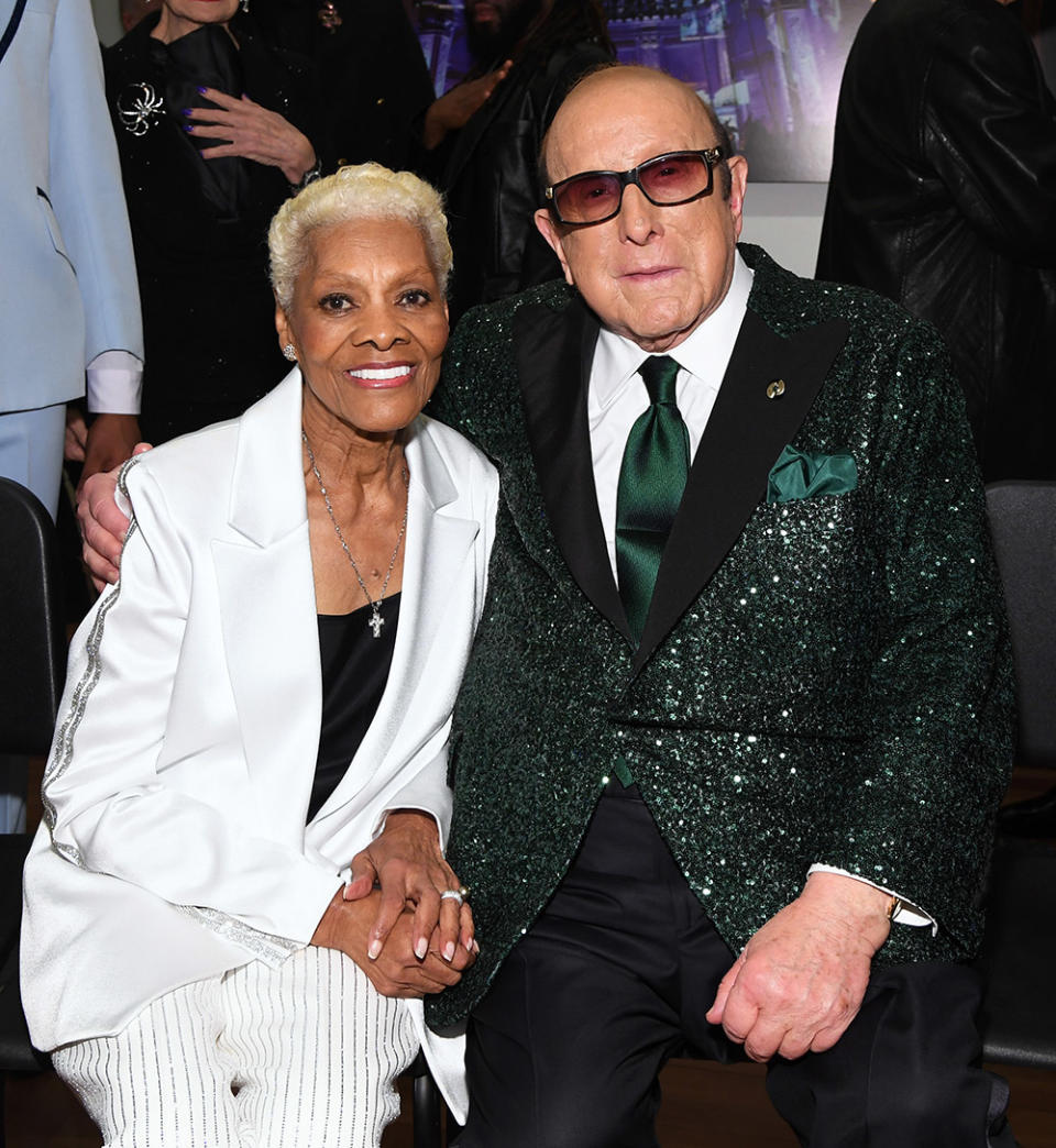 Dionne Warwick and Clive Davis attend The New York Pops 41st Birthday Gala honoring Clive Davis at Carnegie Hall on April 29, 2024 in New York City.