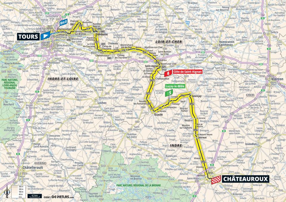 6) STAGE 6 TOURS - CHÂEAUROUX (160.6km)