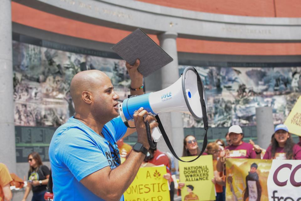 Virgilio Aran, Organizer at the National Domestic Workers Alliance and whose mom used to be a domestic worker, said that the alliance won't stop fighting.