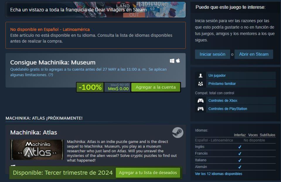 Machinika Museum está disponible gratis en Steam por tiempo limitado