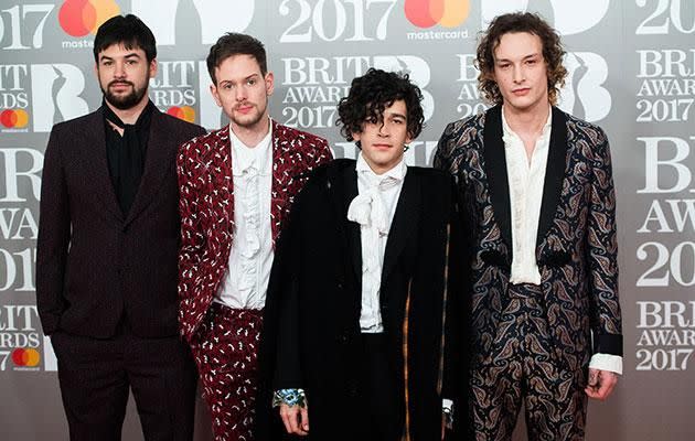 The group won Best British Band at the awards show. Source: Getty