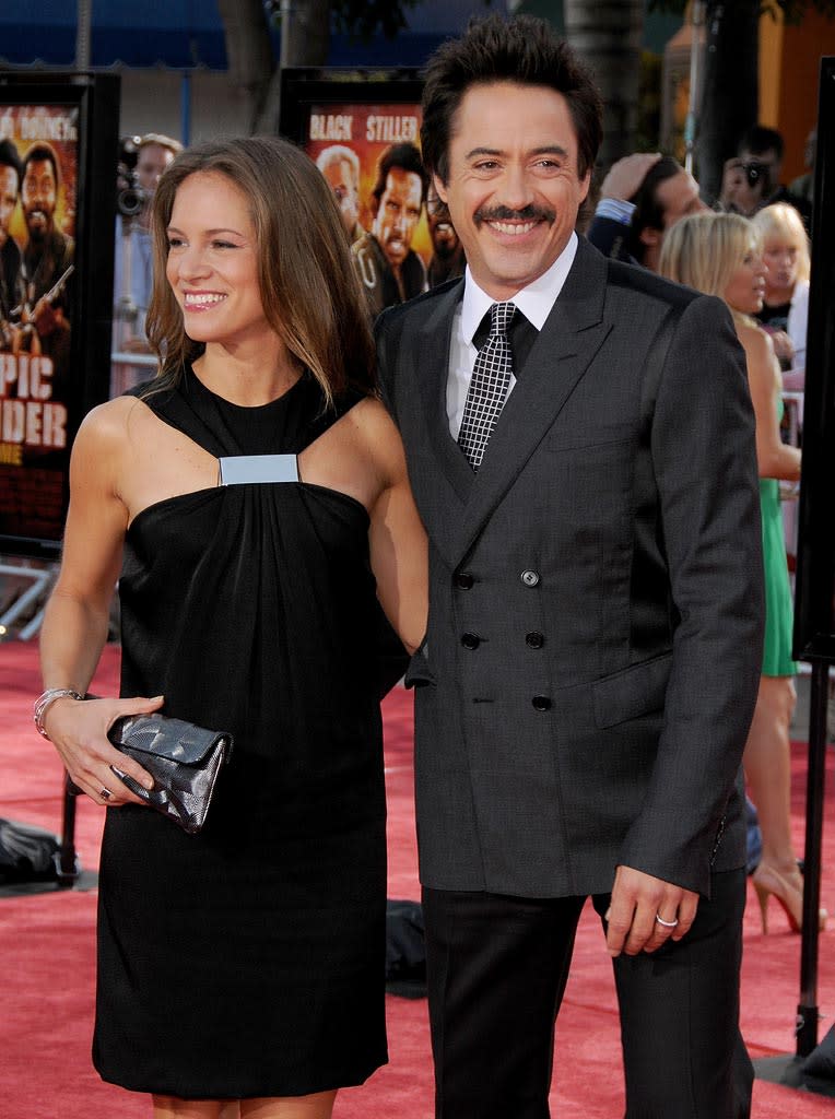 Tropic Thunder LA Premiere 2008 Susan Downey Robert Downey Jr