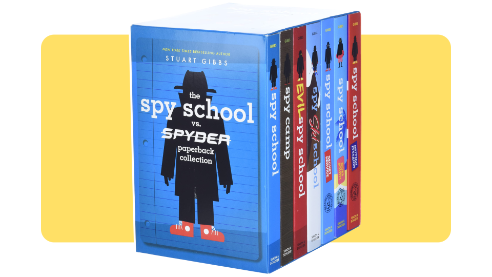 "Spy School" books by Stuart Gibbs.