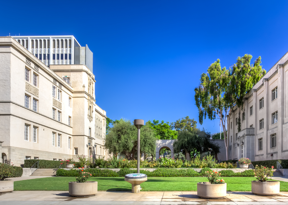 Main campus entry to CalTech.