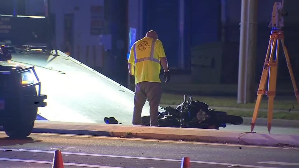 Troopers shut down a stretch of Goldenrod Road early Friday.