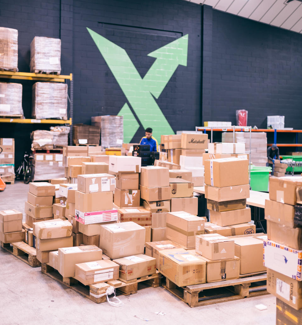 StockX's London authentication site. Photo: StockX