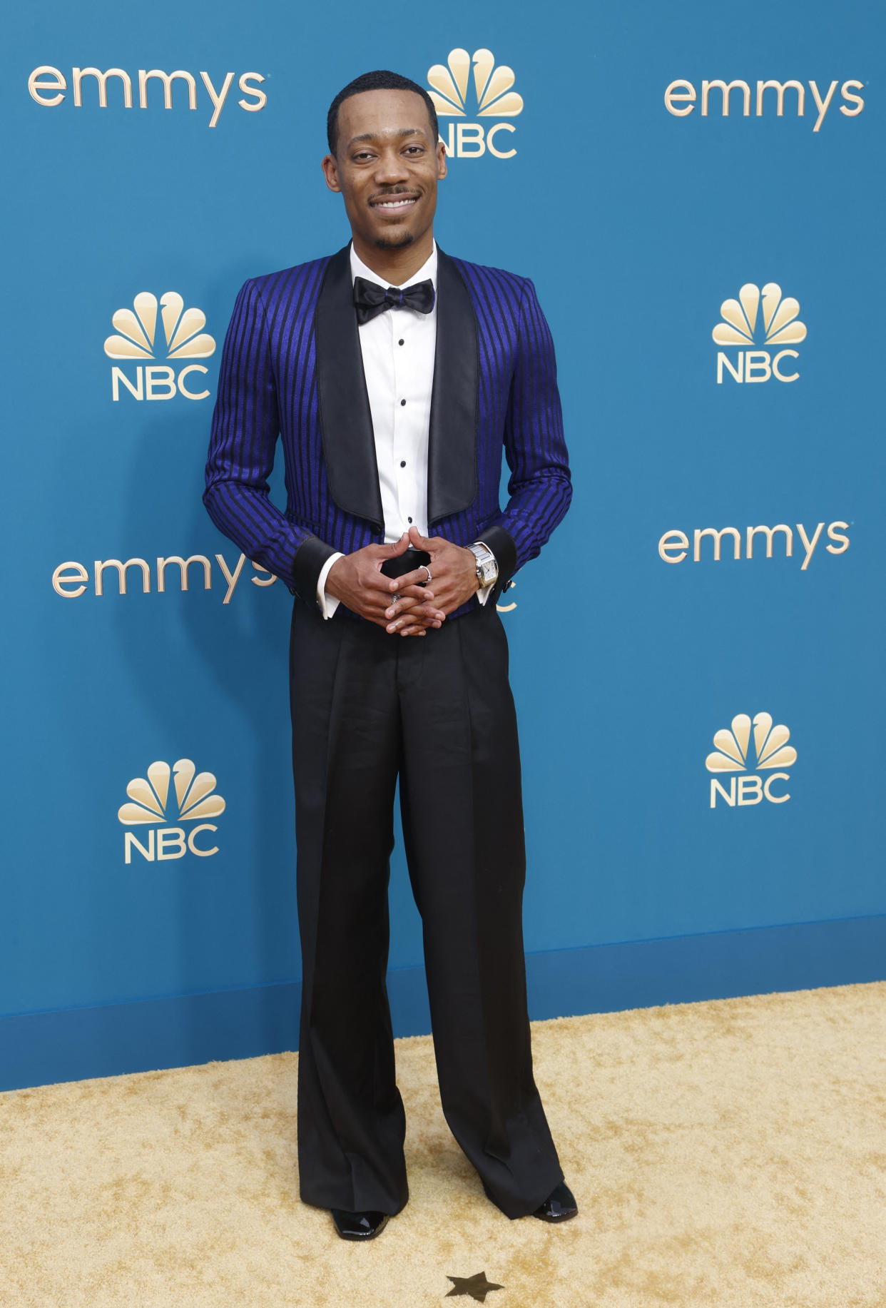Tyler James Williams arrives at the 74th Primetime Emmy Awards held at the Microsoft Theater in Los Angeles, U.S., September 12, 2022. REUTERS/Ringo Chiu