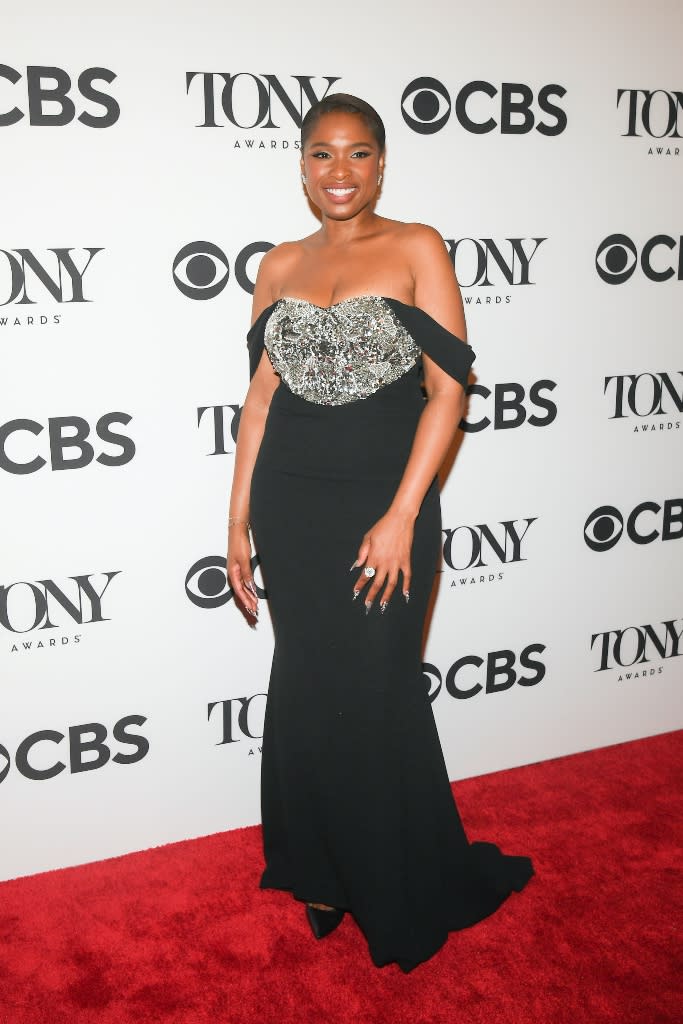 Jennifer Hudson arrives in the press room at the 2022 Tony Awards at Radio City Music Hall in New York City on June 12, 2022. - Credit: Michael Buckner for WWD