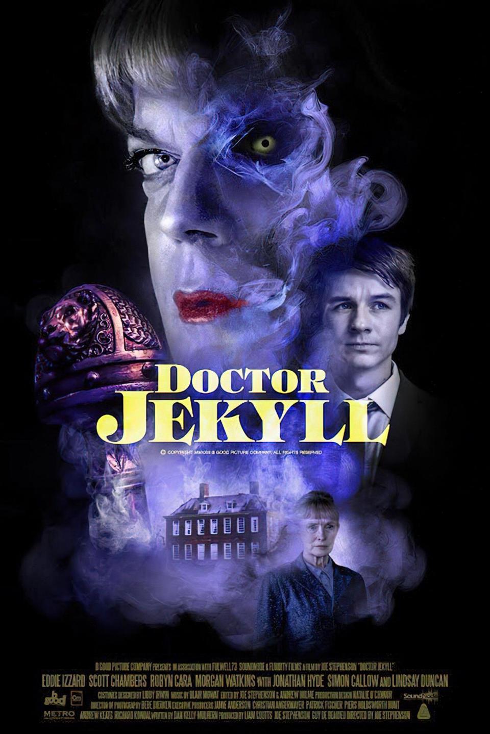 DOCTOR JEKYLL, poster, from top: Suzy Izzard, Scott Chambers, Lindsay Duncan, 2023. © Hammer Studios /Courtesy Everett Collection