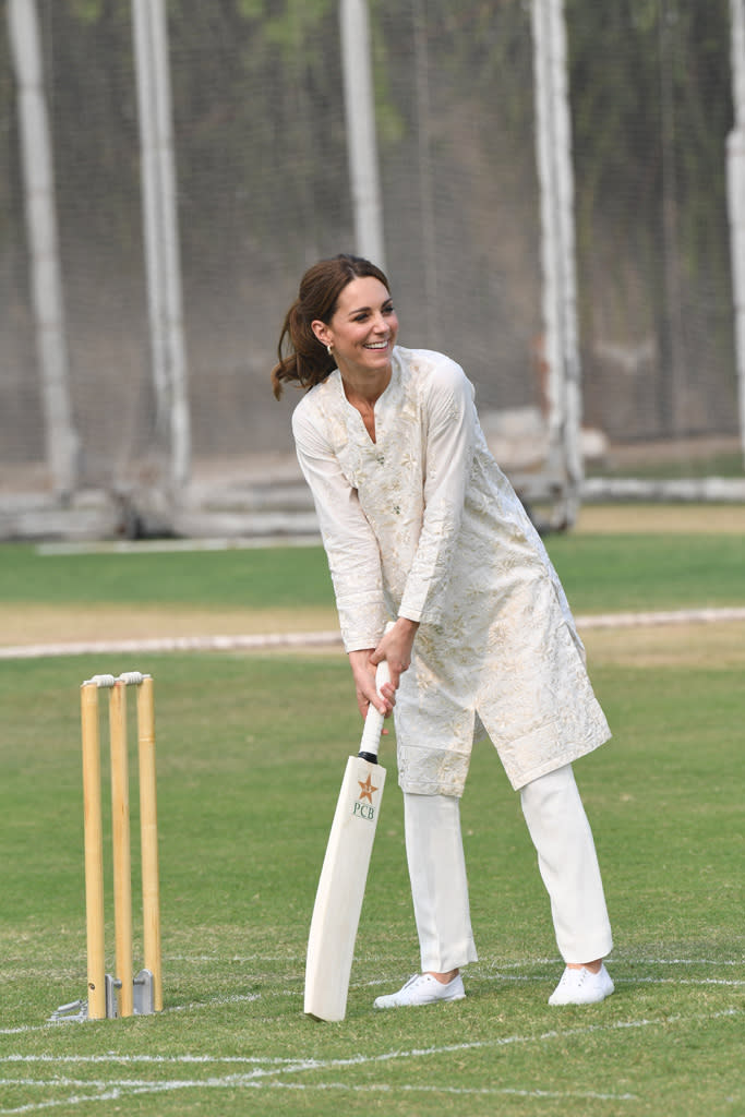 Kate Middleton a participé à un match de cricket