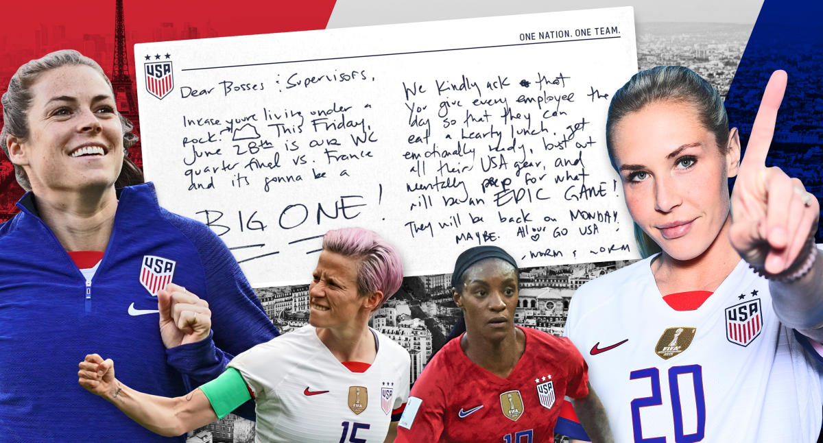 U.S. women soccer stars deny any sense of panic