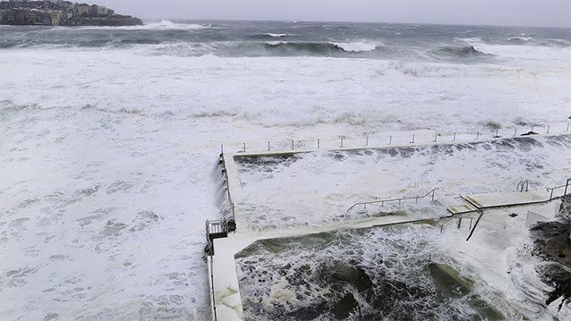 A king tide combined with an intense weather system made the storm particularly dangerous on the New South Wales coast line. Photo: Getty