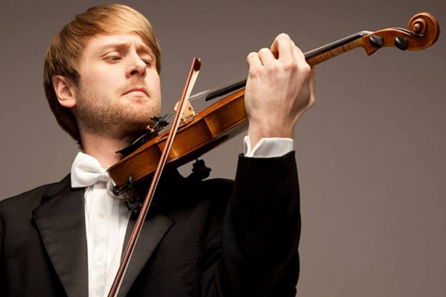 Zachary DePue, acting concertmaster for the Naples Philharmonic