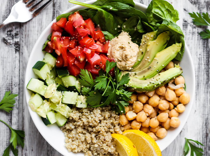 Greek Quinoa Buddha Bowl