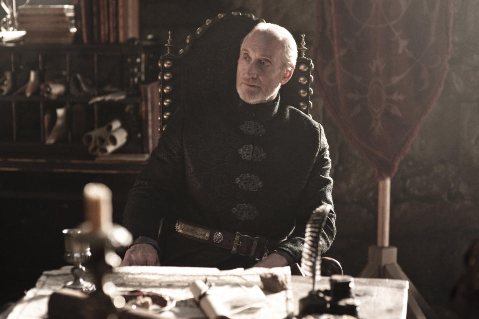 On "Game of Thrones," Charles Dance played Tywin Lannister, the father of Jaime, Cersei and Tyrion of House Lannister. (Photo: Helen Sloan/HBO )