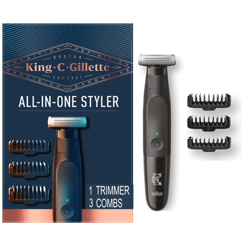 <p><a href="https://go.redirectingat.com?id=74968X1596630&url=https%3A%2F%2Fgillette.com%2Fen-us%2Fproducts%2Fbeard-care%2Fking-c-gillette-style-master-cordless-stubble-trimmer&sref=https%3A%2F%2Fwww.esquire.com%2Fstyle%2Fgrooming%2Fadvice%2Fg2911%2Fbest-electric-shavers%2F" rel="nofollow noopener" target="_blank" data-ylk="slk:Shop Now;elm:context_link;itc:0;sec:content-canvas" class="link ">Shop Now</a></p><p>Style Master Cordless Stubble Trimmer with 4D Blade</p><p>gillette.com</p><p>$40.00</p>