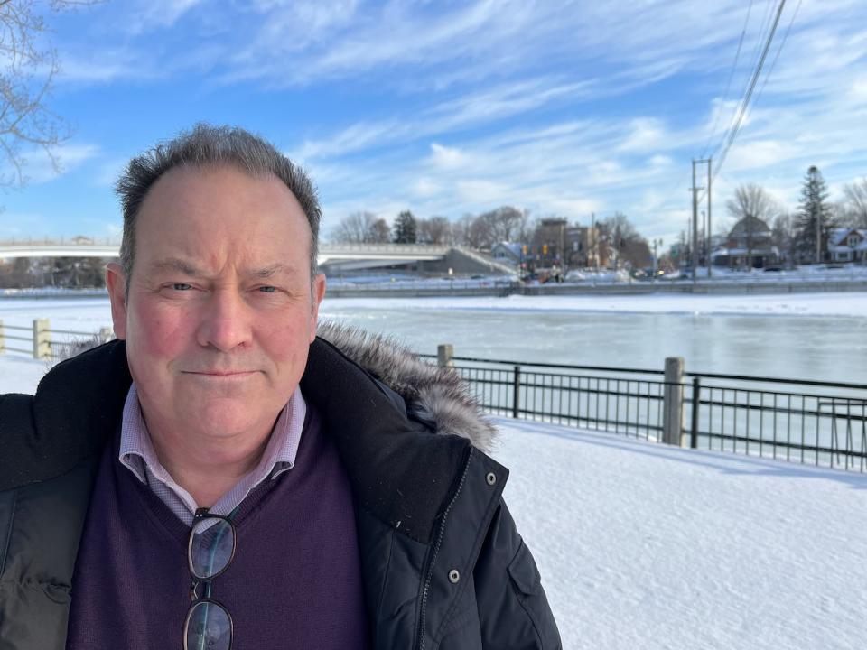 Christopher Burke, the general manager of the Canal Ritz restaurant, says he's been watching the NCC crews work on the ice and is optimistic the skateway will open this season. 