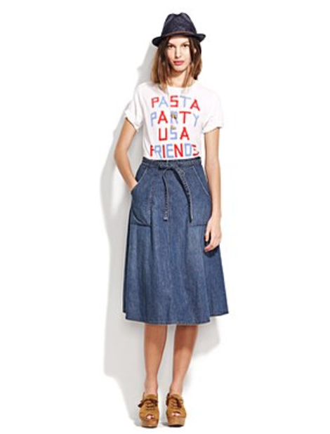 Denim Wrap Skirt from Madewell 