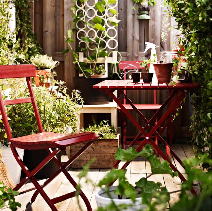 MÄLARÖ Folding Table and Chairs