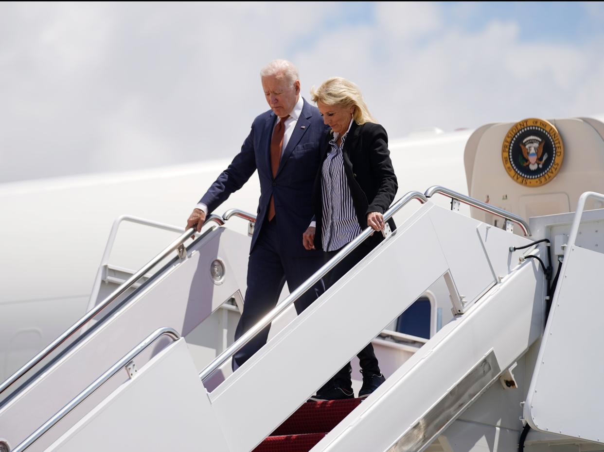 <p>Joe and Jill Biden</p> (AP)