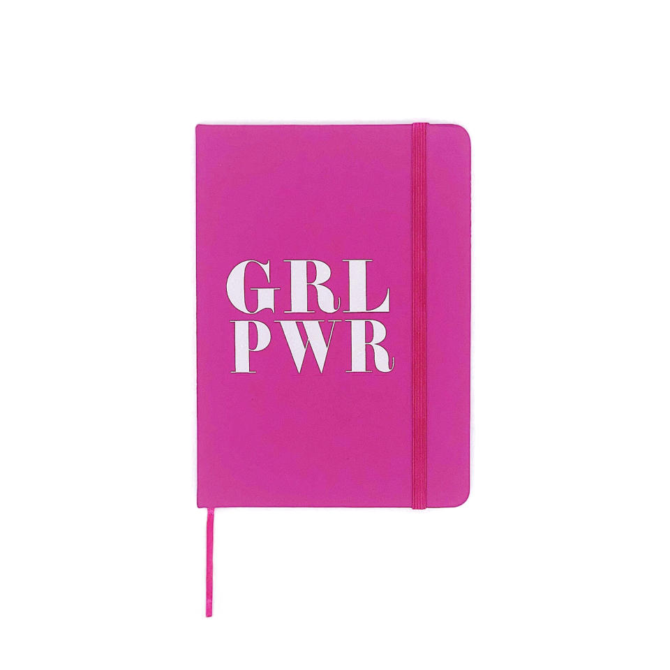 <p><a href="https://go.redirectingat.com?id=74968X1596630&url=https%3A%2F%2Fwww.walmart.com%2Fip%2FEffie-s-Paper-GRL-PWR-Notebook-5-x8%2F366895612&sref=https%3A%2F%2Fwww.womansday.com%2Flife%2Fg28107872%2Fbaby-shower-favors%2F" rel="nofollow noopener" target="_blank" data-ylk="slk:Shop Now;elm:context_link;itc:0;sec:content-canvas" class="link ">Shop Now</a></p><p>GRL PWR Notebook</p><p>walmart.com</p><p>$18.50</p><span class="copyright">Effie's Paper</span>