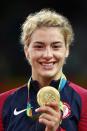 <p>Helen Maroulis won the first American gold medal in women’s wrestling. (Getty) </p>