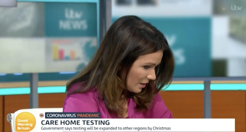 Susanna Reid was visibly moved on the show. (ITV)