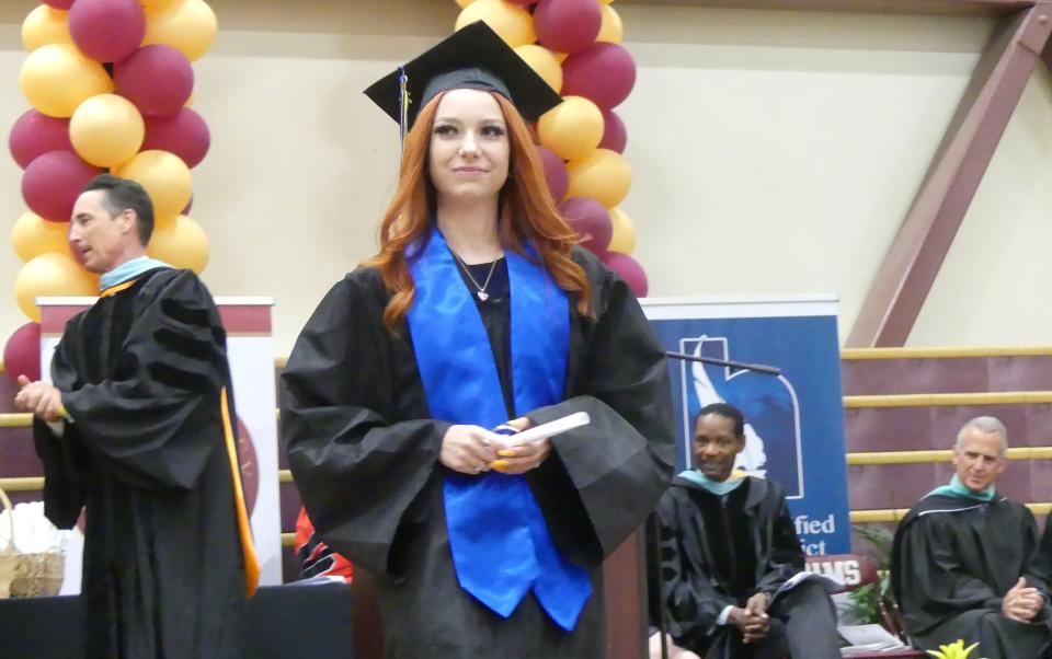 Nearly 250 students received their high school diploma on Wednesday, June 1, 2022, during the Victor Valley Adult Education Regional Consortium’s 2022 Adult Education Graduation Ceremony.