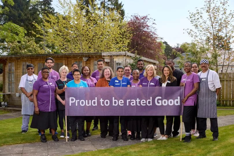 Staff at Tor-Na-Dee care home in Milltimber