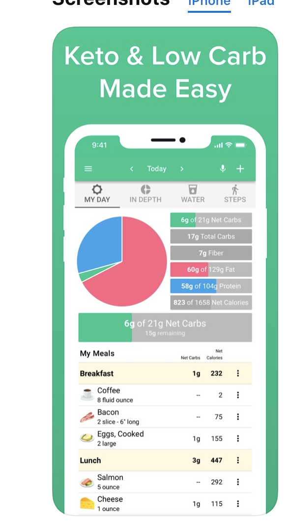 <p>If you jumped on the keto train, then Carb Manager might be the app for you. The company boasts a database of more than a million foods, so it's easy to find specific items. There's even 350,000 low-carb recipes for when you're bored of eating the same plate of broccoli and steak. As with most food tracking apps, you can monitor body measurements, weight and exercise. Free to track, but premium services cost $39.99 annually.</p><p> Available on <a href="https://go.redirectingat.com/?id=74968X1576254&xs=1&url=https%3A%2F%2Fitunes.apple.com%2Fus%2Fapp%2Fcarb-manager-keto-diet-app%2Fid410089731%3Fmt%3D8&sref=https%3A%2F%2Fwww.menshealth.com%2Fnutrition%2Fg24433653%2Fketo-diet-apps%2F" rel="nofollow noopener" target="_blank" data-ylk="slk:itunes;elm:context_link;itc:0;sec:content-canvas" class="link ">itunes</a> and <a href="https://play.google.com/store/apps/details?id=com.wombatapps.carbmanager&hl=en" rel="nofollow noopener" target="_blank" data-ylk="slk:Google Play;elm:context_link;itc:0;sec:content-canvas" class="link ">Google Play</a>. </p>