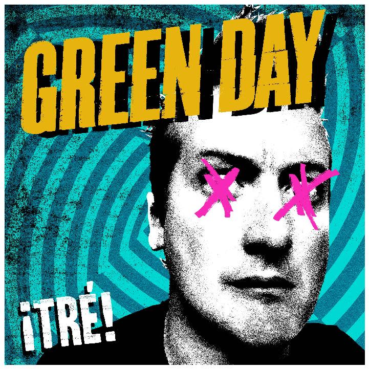 This undated publicity photo provided by Warner Bros. Records shows Green Day's album cover for "¡TRE!," part of a trilogy album release. (AP Photo/Warner Bros Records)