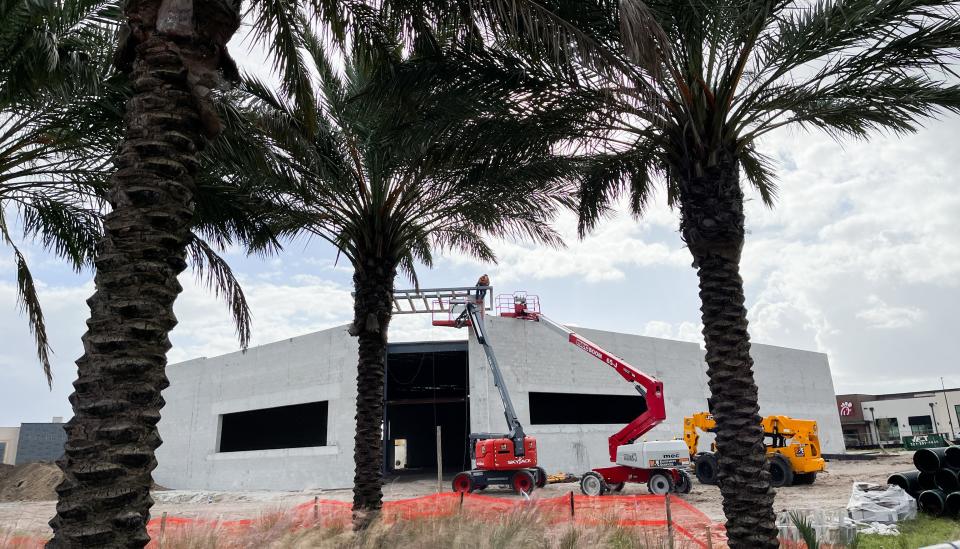 On Oct. 30, 2023, construction continued on a CVS location near Viera Boulevard and the diverging diamond on I-95. A CVS spokesperson said the Borrows West store in Viera is one of five scheduled to open in Florida in 2024.