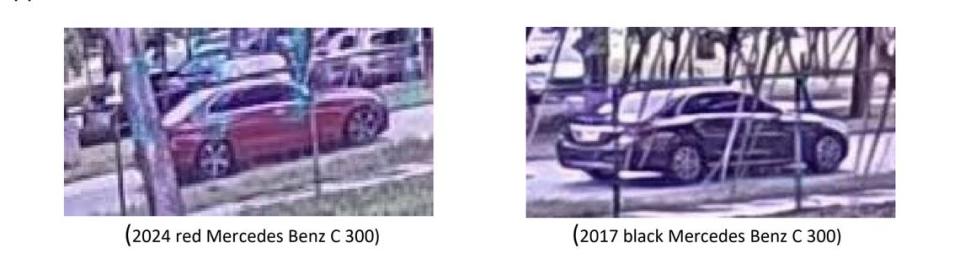 The two vehicles Fort Lauderdale police are linking to the drive-by shooting that killed 3-year-old Rylo Yancy while he was attending a birthday party on Sunday, July 21.