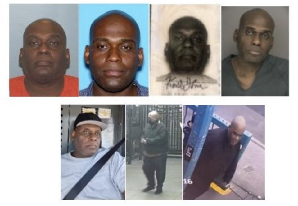 Photos of Frank James released by the NYPD.
