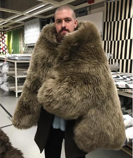 This guy could be the King of the North in that get-up. Photo: Facebook