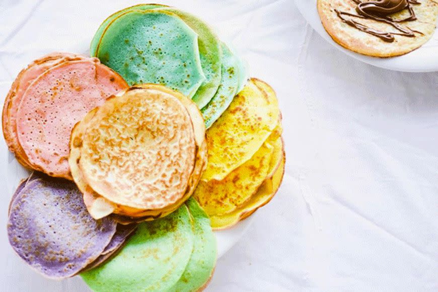 Rainbow Crepes