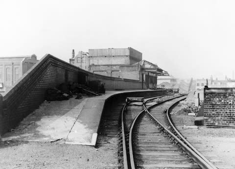 Blitzed: The site of the London terminal in 1948, post-World War II bombings - Credit: SSPL/NATIONAL RAILWAY MUSEUM/SCIENCE & SOCIETY PICTURE LIBRARY