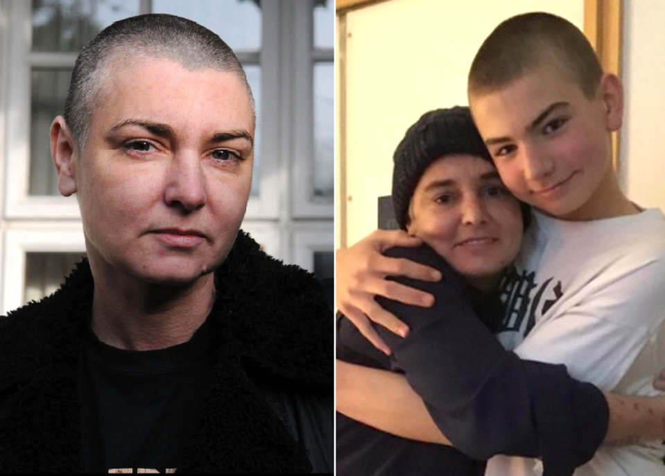 Sinéad O'Connor con hijo / Cortesía