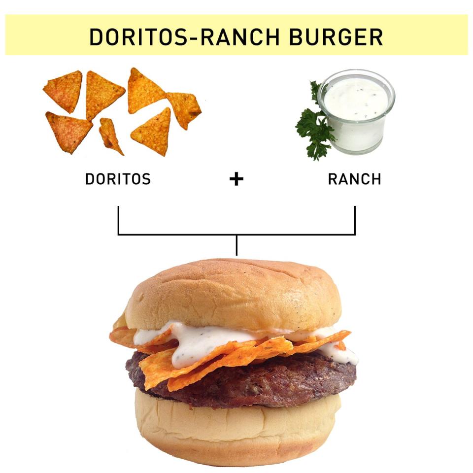 22. Doritos-Ranch Burger