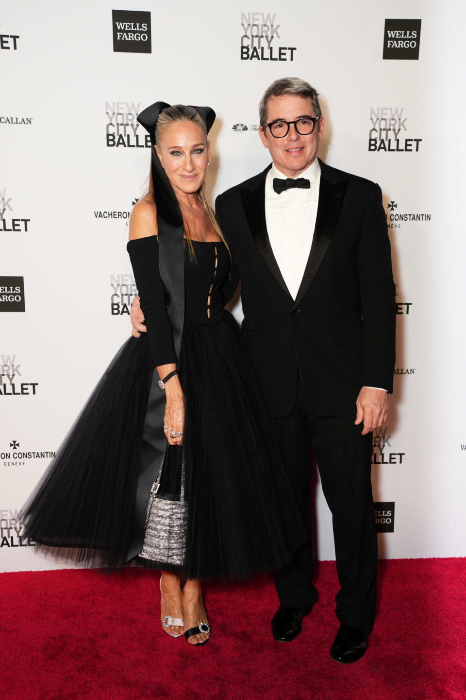 NEW YORK, NEW YORK – OCTOBER 05: (L-R) Sarah Jessica Parker and Matthew Broderick attend the New York City Ballet’s 2023 Fall Gala at the David H. Koch Theatre at Lincoln Center on October 05, 2023 in New York City. (Photo by Jared Siskin/Patrick McMullan via Getty Images)