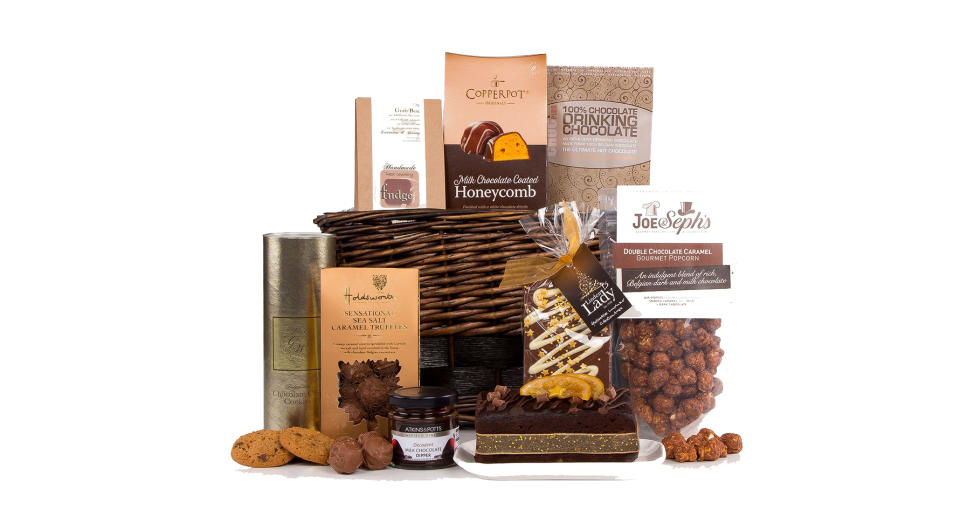 <p><a rel="nofollow noopener" href="https://www.houseoffraser.co.uk/home-and-furniture/virginia-hayward-chocolate-collection-hamper/303389163.pd" target="_blank" data-ylk="slk:House of Fraser, £51.49;elm:context_link;itc:0;sec:content-canvas" class="link ">House of Fraser, £51.49</a> </p>