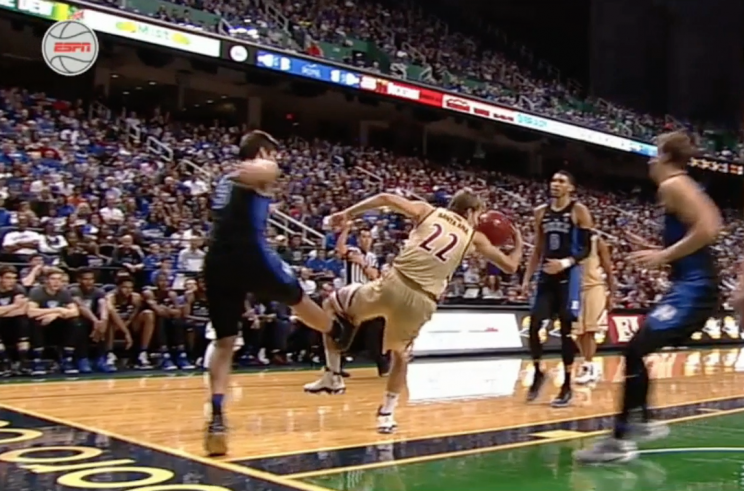 Duke basketball: Grayson Allen asked about tripping incidents, again