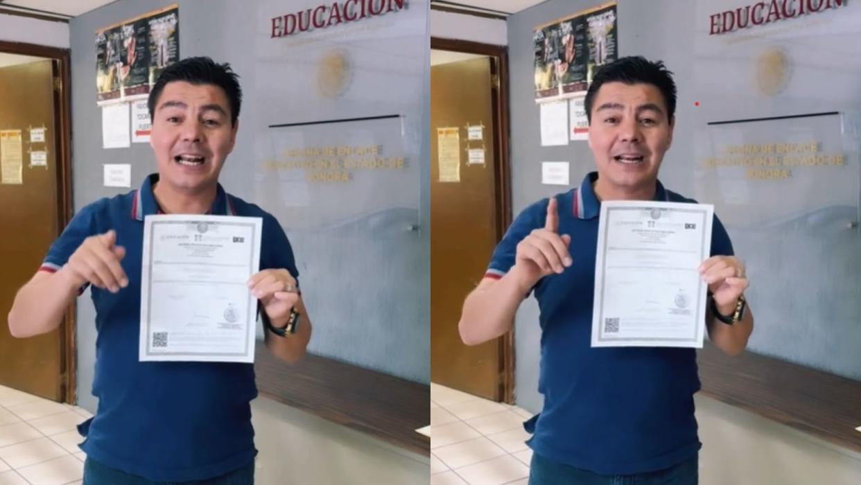 Travieso Arce acabó preparatoria y ahora por universidad. (Captura TikTok/@traviesoarce5)